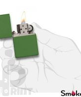 Zippo 228 Moss Green Matte