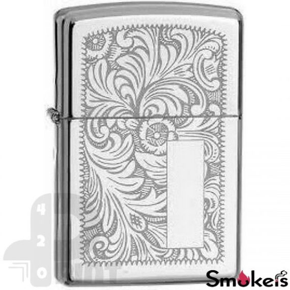 Zippo_352_High_Polish_Chrome_Venetian_print42o.ir