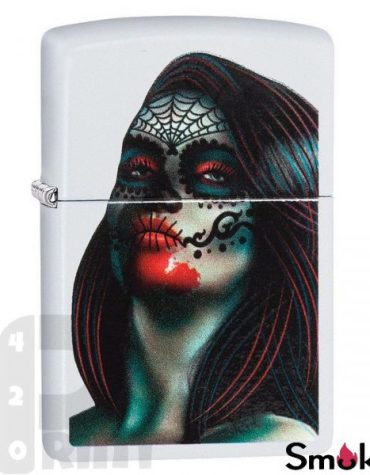 Zippo_29400_Day_of_Dead_Lady_Tattoo_print42o.ir