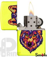 Zippo 29639 Wolf Neon Yellow