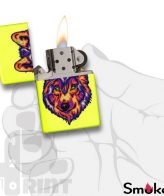 Zippo 29639 Wolf Neon Yellow