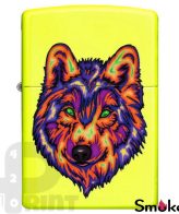 Zippo 29639 Wolf Neon Yellow