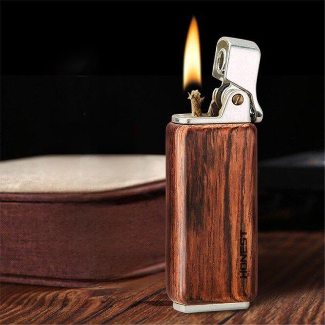 فندک بنزینی Honest (بدنه چوبی) اورجینال - Image 2