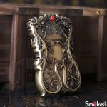 فندک بنزینی Zorro (نگین دار)