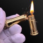 فندک بنزینی کشویی گردبندی (دست ساز ) اورجینال