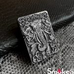 فندک بنزینی Chief طرح فیل (جعبه چوبی)