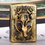 فندک_بنزینی_Custom_Zippo_طرح_برجسته_گوزن_print42o.ir_