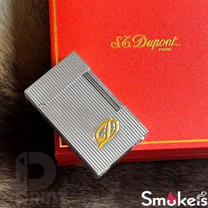 فندک_گازی_برند_S.TDupont_نقره_ای_راه_راه_print42o.ir_01