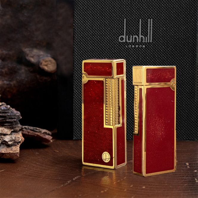 فندک_گازی_Dunhill_Rollagas_قرمز_لاکی_print42o.ir_