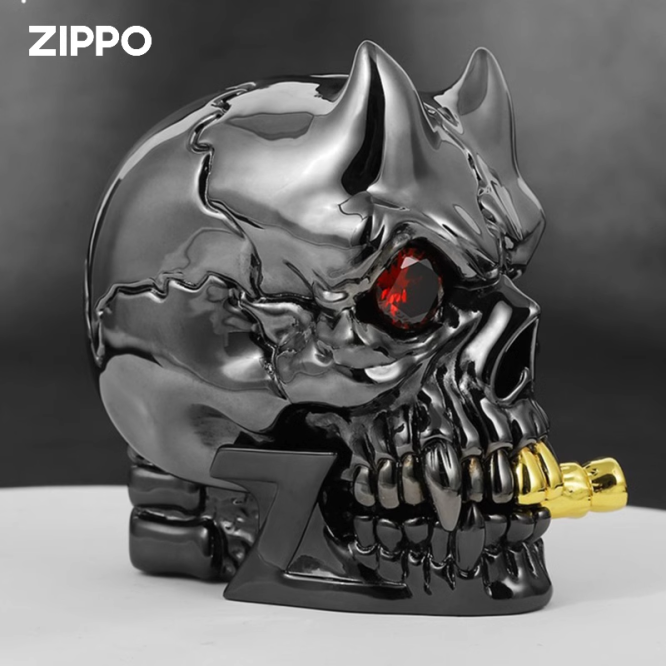 فندک_بنزینی_Custom_Zippo_طراحی_540_اسکلت_Ghost_Knight_Skull_print42o.ir_04