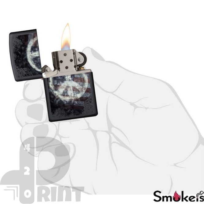 zippo_28864_Peace_on_Flag_Black_Matte_print42o.ir (6)