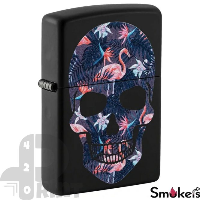 zippo_49771_flamingo_skull_print42o.ir