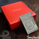 فندک_گازی_برند_S.TDupont_نقره_ای_طرح_عقاب_print42o.ir_