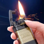 فندک_بنزینی_با_مخزن_شیشه_ای_برند_Chief_احتراق_چرخ_دنده ای_print42o.ir_