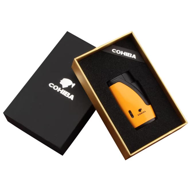 فندک اتمی دو شعله COHIBA اورجینال