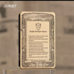 فندک بنزینی کنستانتین ZORRO zl8 (حک 540 درجه)