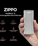 Zippo 40616 HeatBank 6 Rechargeable Hand Warmer