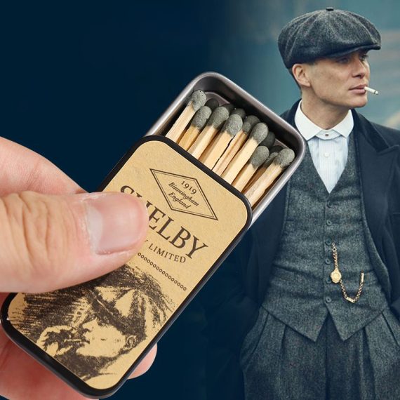 کبریت جعبه فلزی پیکی بلایندرز (اورجینال)