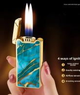 فندک_گازی_دو_شعله_احتراق_برقی_با_فرمان_صوتی_اورجینال_print42o.ir_05