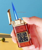 فندک_گازی_شعله_اتمی_ساعتدار_احتراق_مگنتی_اورجینال_print42o.ir_ 03