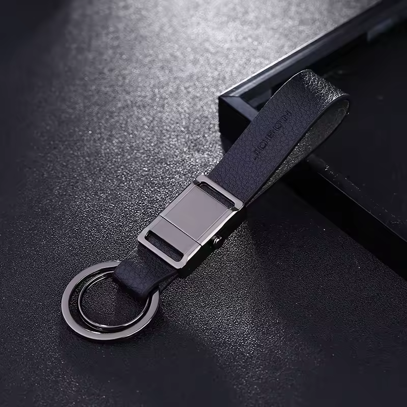 جاکلیدی_برند_Jobon_K1553_دو_حلقه_جداشونده_با_بند_چرمی_print42o.ir_03