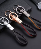 جاکلیدی برند Jobon K8778 (دو حلقه جداشونده با بند چرمی)