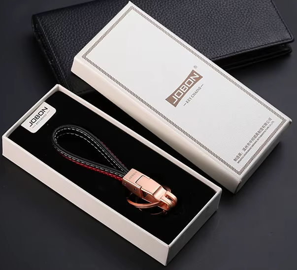 جاکلیدی_برند_Jobon_K8778_دو_حلقه_جداشونده_با_بند_چرمی_print42o.ir_09