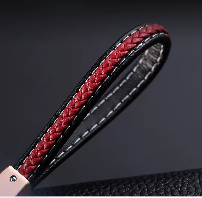 جاکلیدی_برند_Jobon_K8778_دو_حلقه_جداشونده_با_بند_چرمی_print42o.ir_06