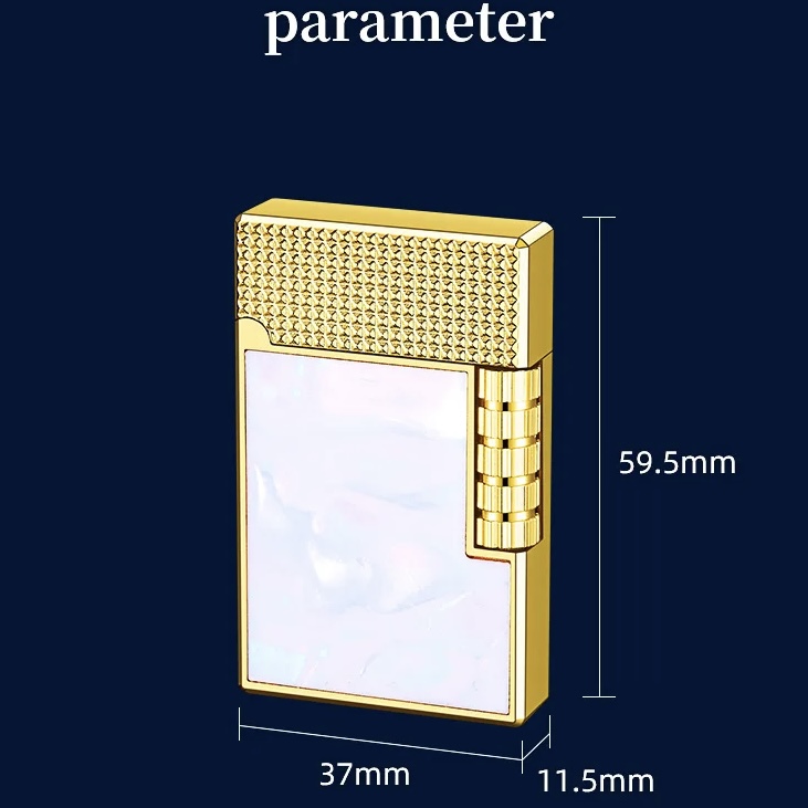 فندک گازی بغلزن طرح دپونت صدفی برند Lighter (اورجینال) - Image 7