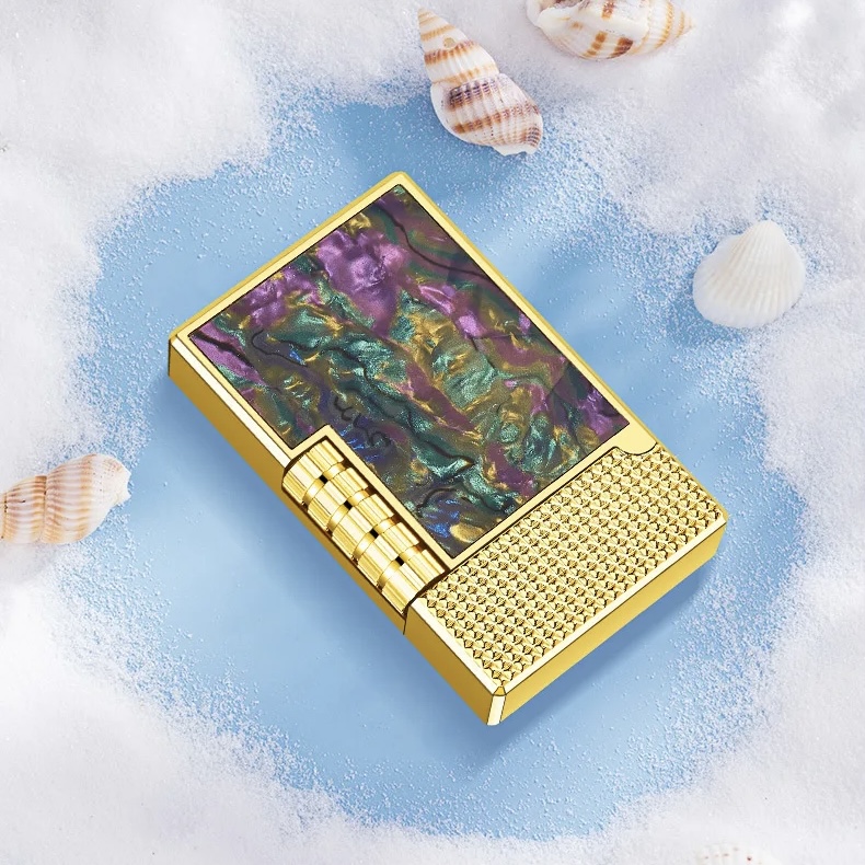 فندک گازی بغلزن طرح دپونت صدفی برند Lighter (اورجینال) - Image 8