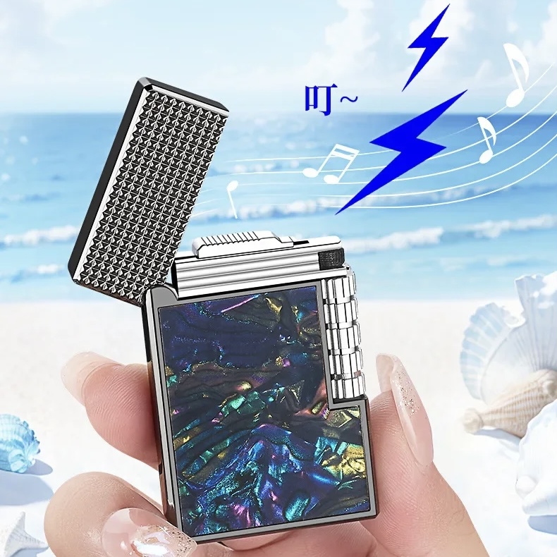 فندک گازی بغلزن طرح دپونت صدفی برند Lighter (اورجینال) - Image 9