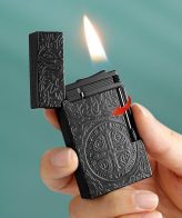 فندک گازی برند S.T Dupont (طرح کنستانتین مشکی) اورجینال