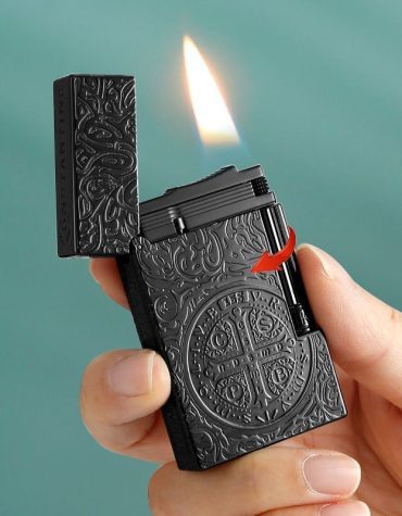 فندک گازی برند S.T Dupont (طرح کنستانتین مشکی) اورجینال