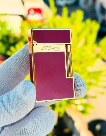 فندک گازی برند S.T Dupont (قرمز لاکی) اورجینال
