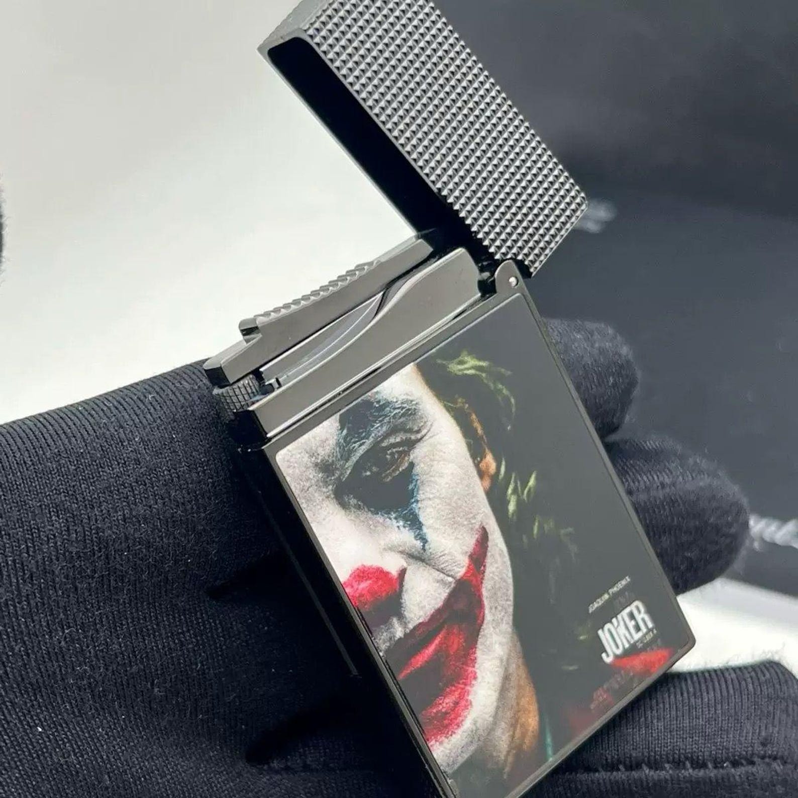 فندک گازی برند S.T Dupont (طرح جوکر) اورجینال - Image 5