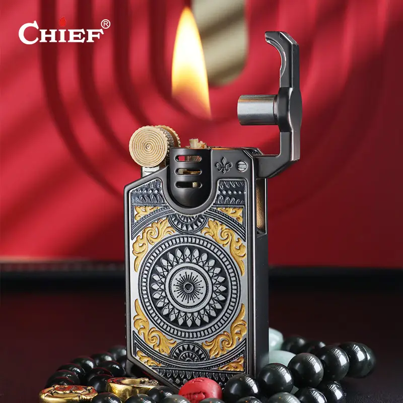 فندک بنزینی برند Chief 713 اورجینال - Image 14