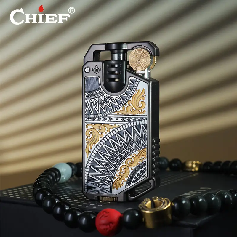 فندک بنزینی برند Chief 713 اورجینال - Image 15